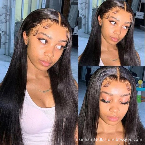 Cuticle Aligned Original Human Hair Pre Plucked 13*6 Swiss 360 Lace Frontal Wig Water Wave Hd Lace Wig Glueless  Full Lace Wig